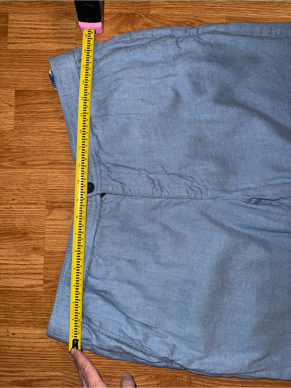 Tommy bahama Light Blue Men's Casual Cotton-Linen Pants XL preppy beach vacay - Picture 5 of 9